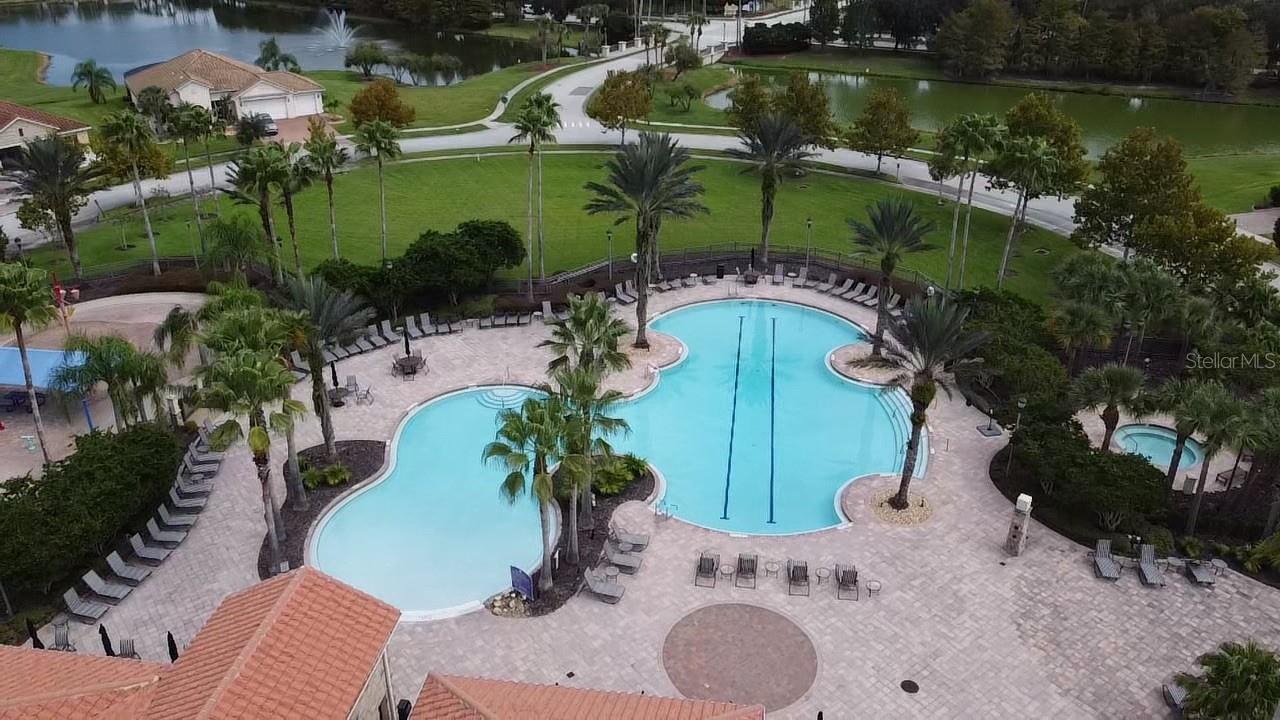Zero-entry, resort-style pool
