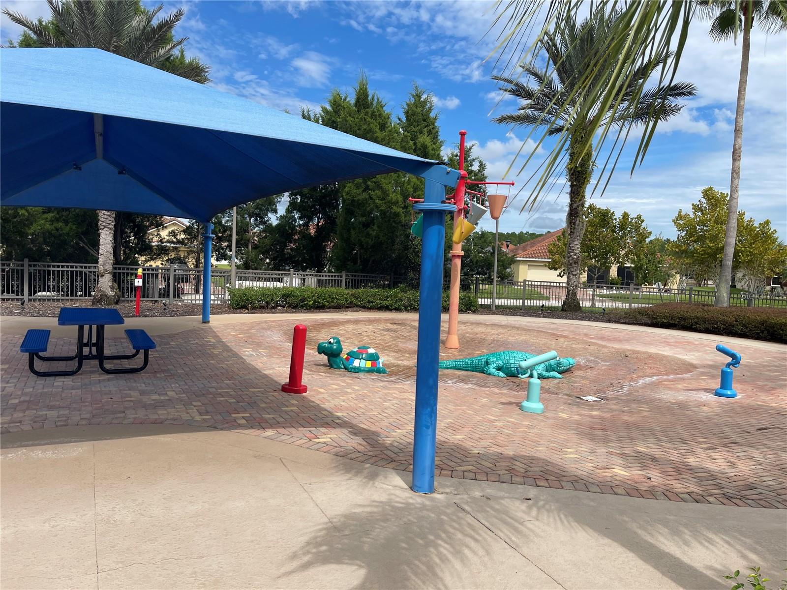 Community Splash Pad & Shaded Picnic Area