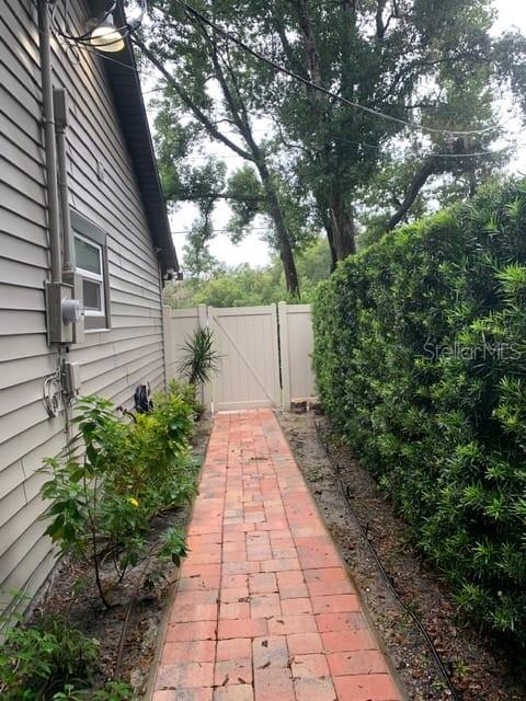 N lateral of the house