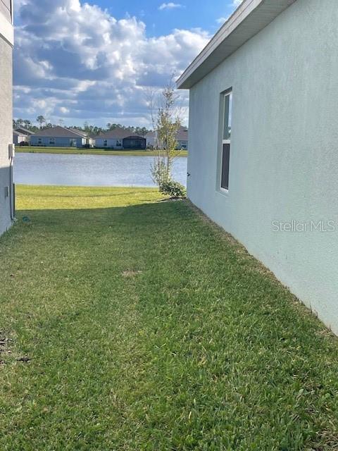Side of Home with view of the Lake