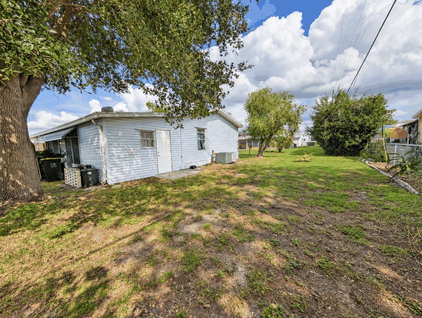 Rear of House