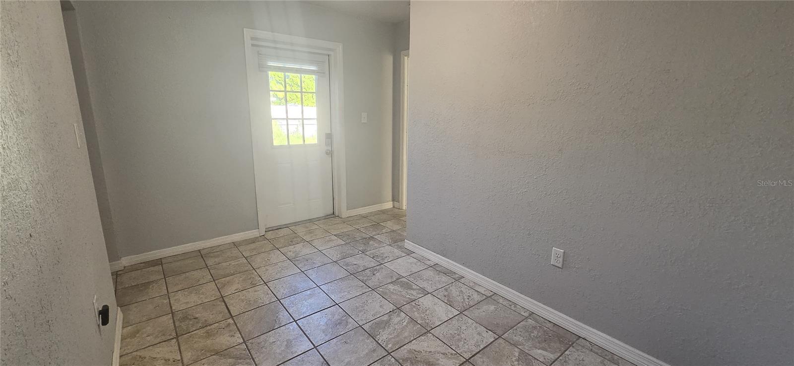 hallway to backyard