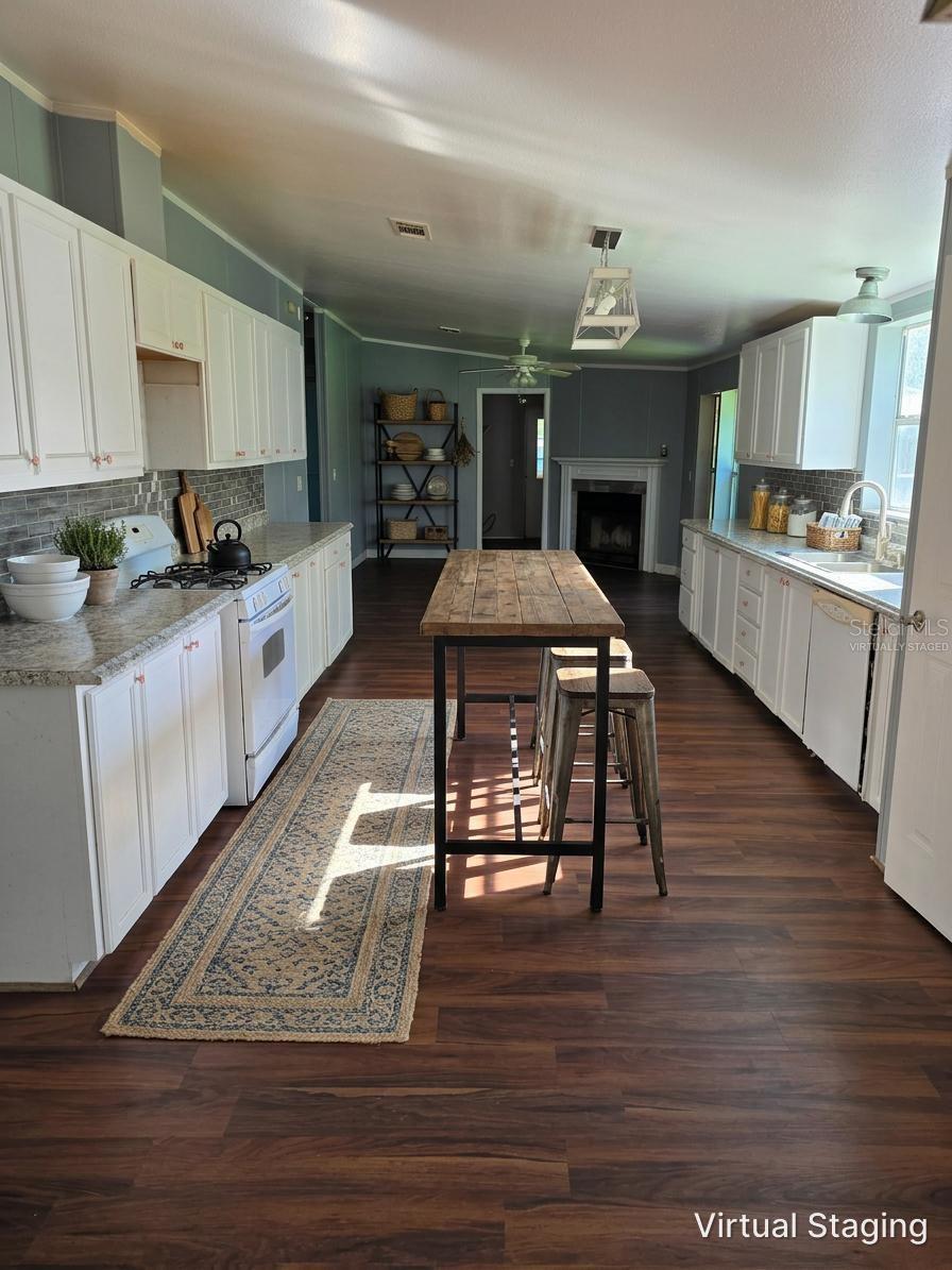 Kitchen Virtually Staged