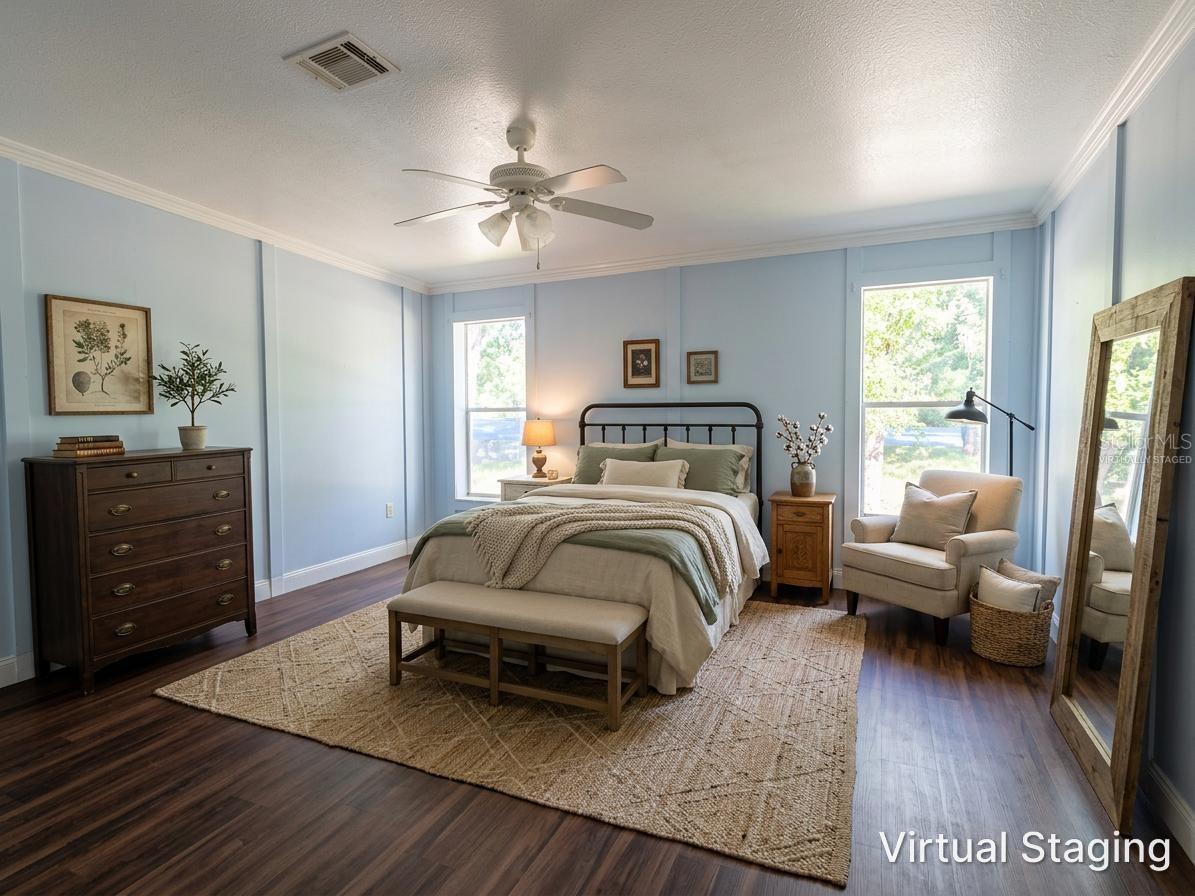 Primary Bedroom Virtually Staged