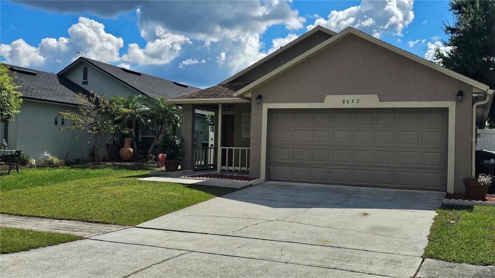 Front Elevation & Garage
