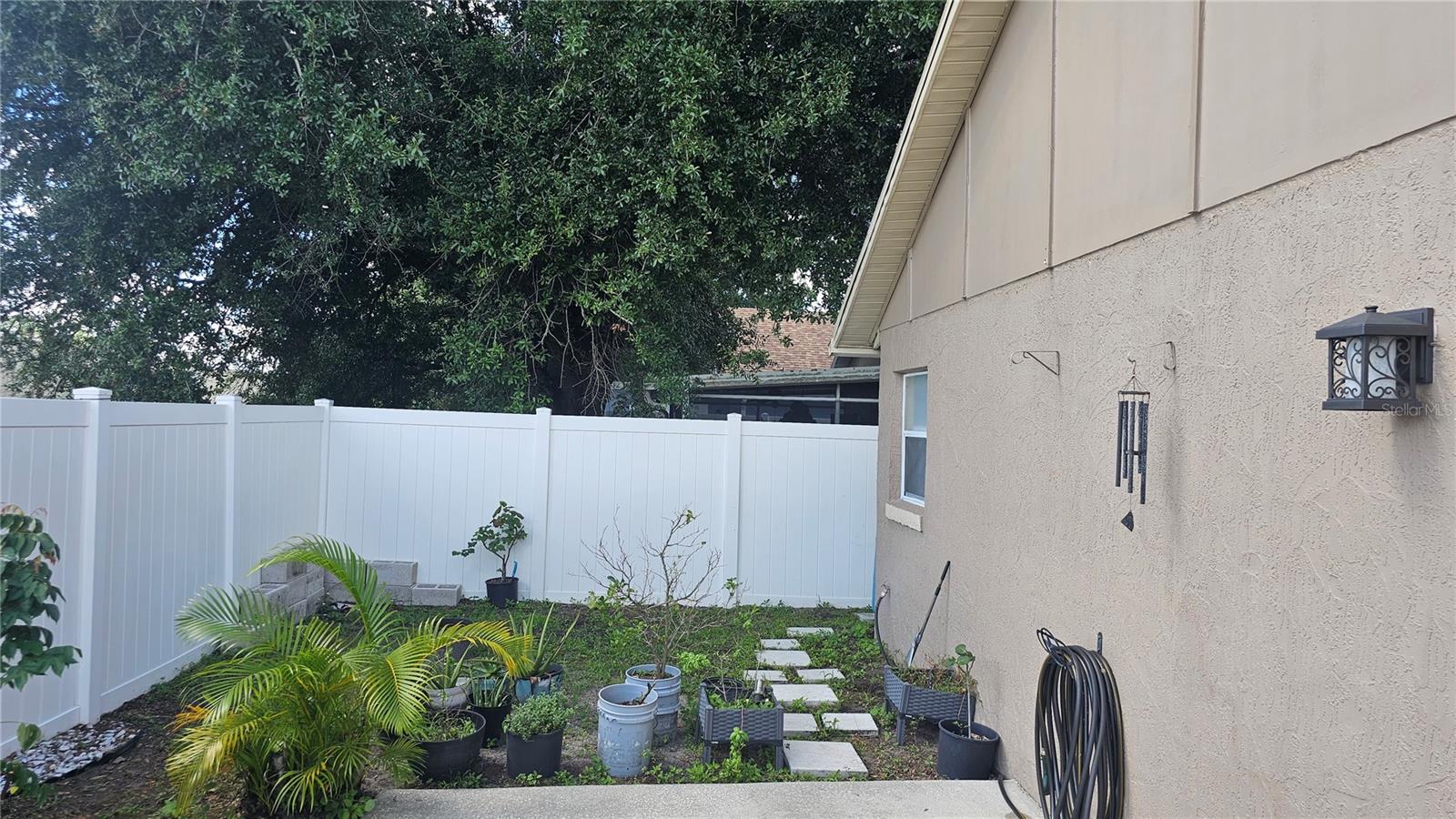 Private Fenced Backyard