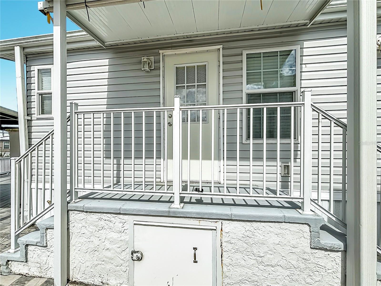 Side deck also provides access into your Florida home Side deck also provides access into your Florida home