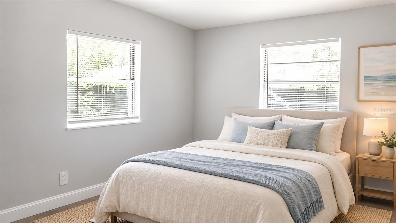 Bedroom  Virtually staged
