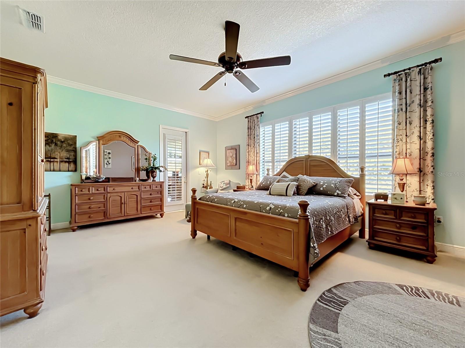 Huge Primary Suite: Plantation Shutters Huge Primary Suite: Plantation Shutters