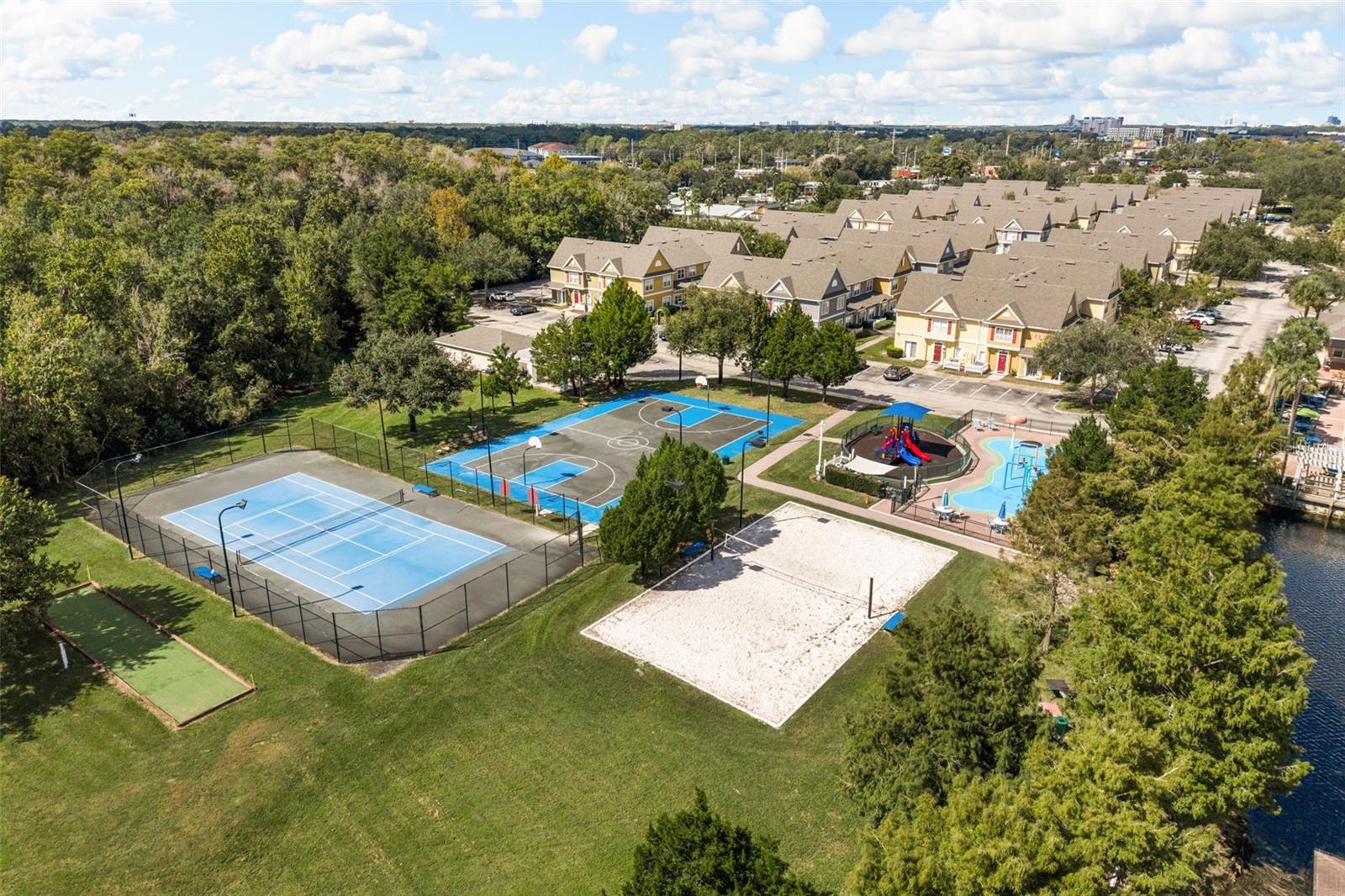 Community amenities just a 2 minute walk from the unit.