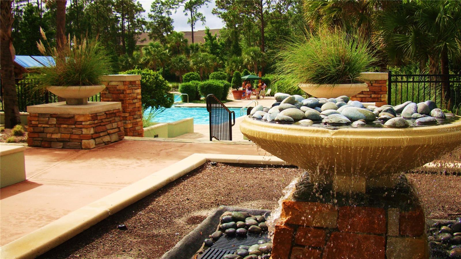 Outdoor fountain