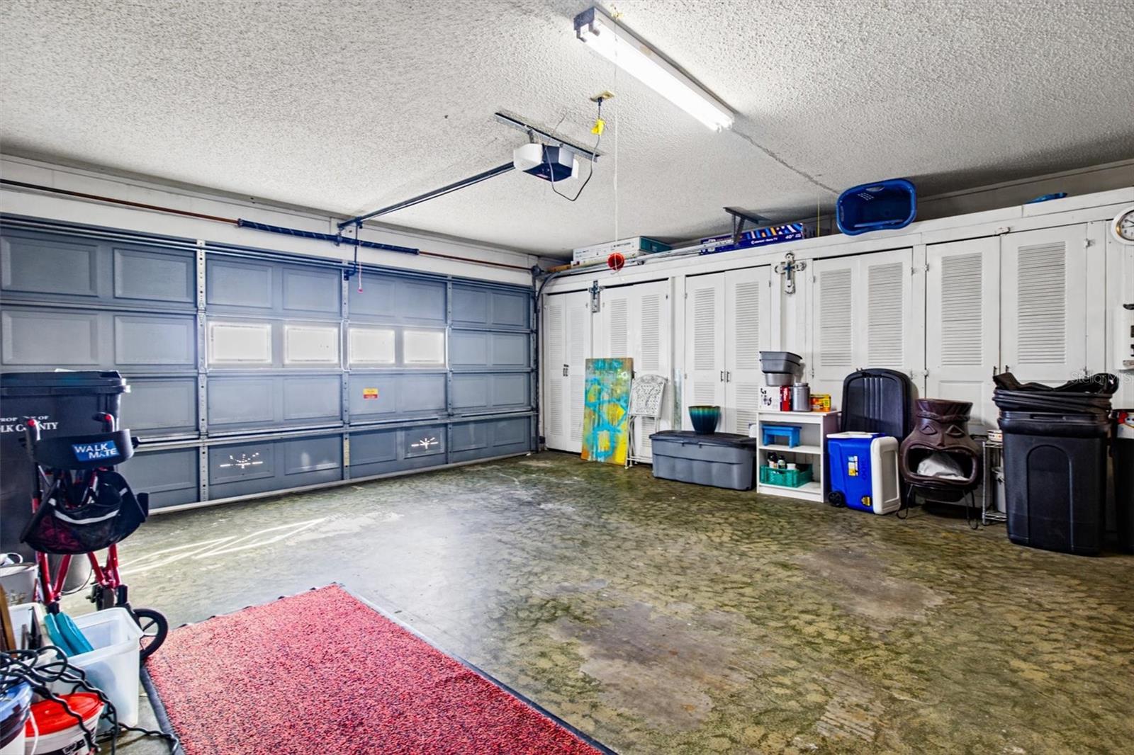 Attached 2 Car Garage with Storage