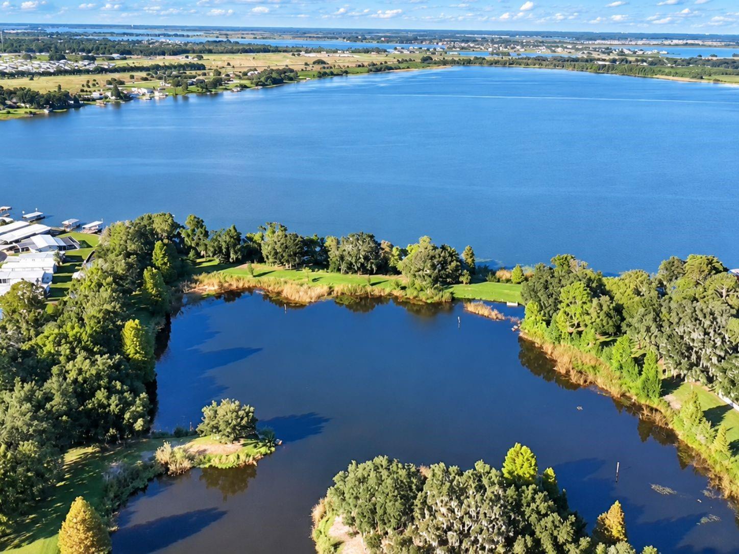 Lake Behind the property