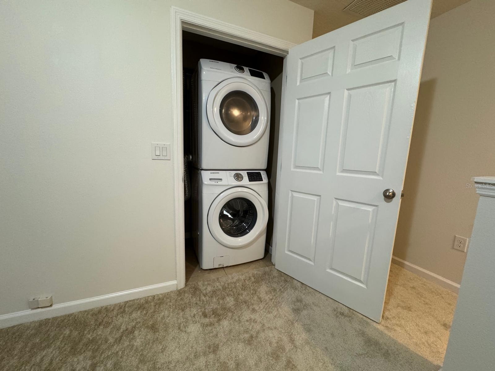 Second floor - Laundry Closet