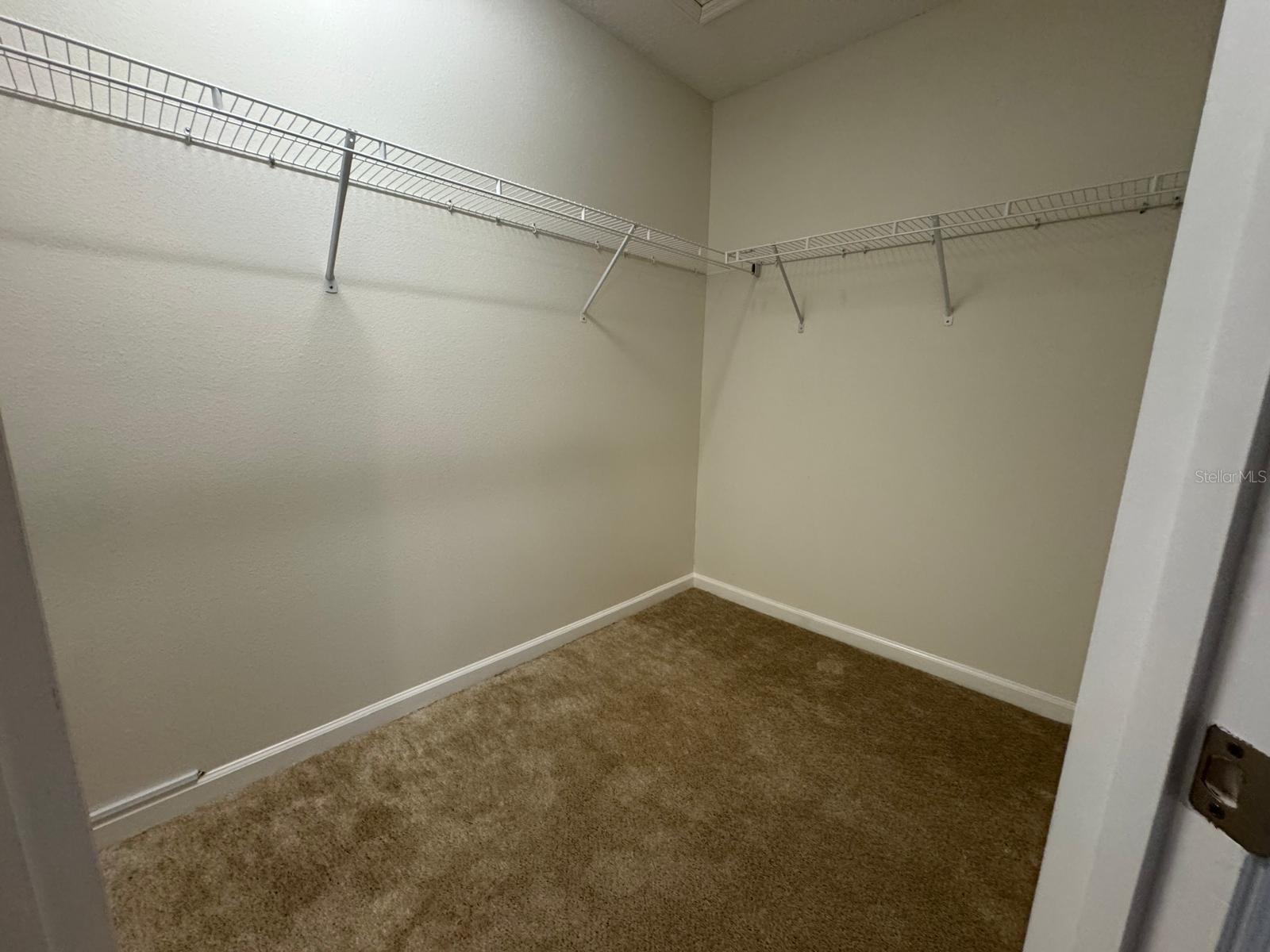 Primary walk in closet