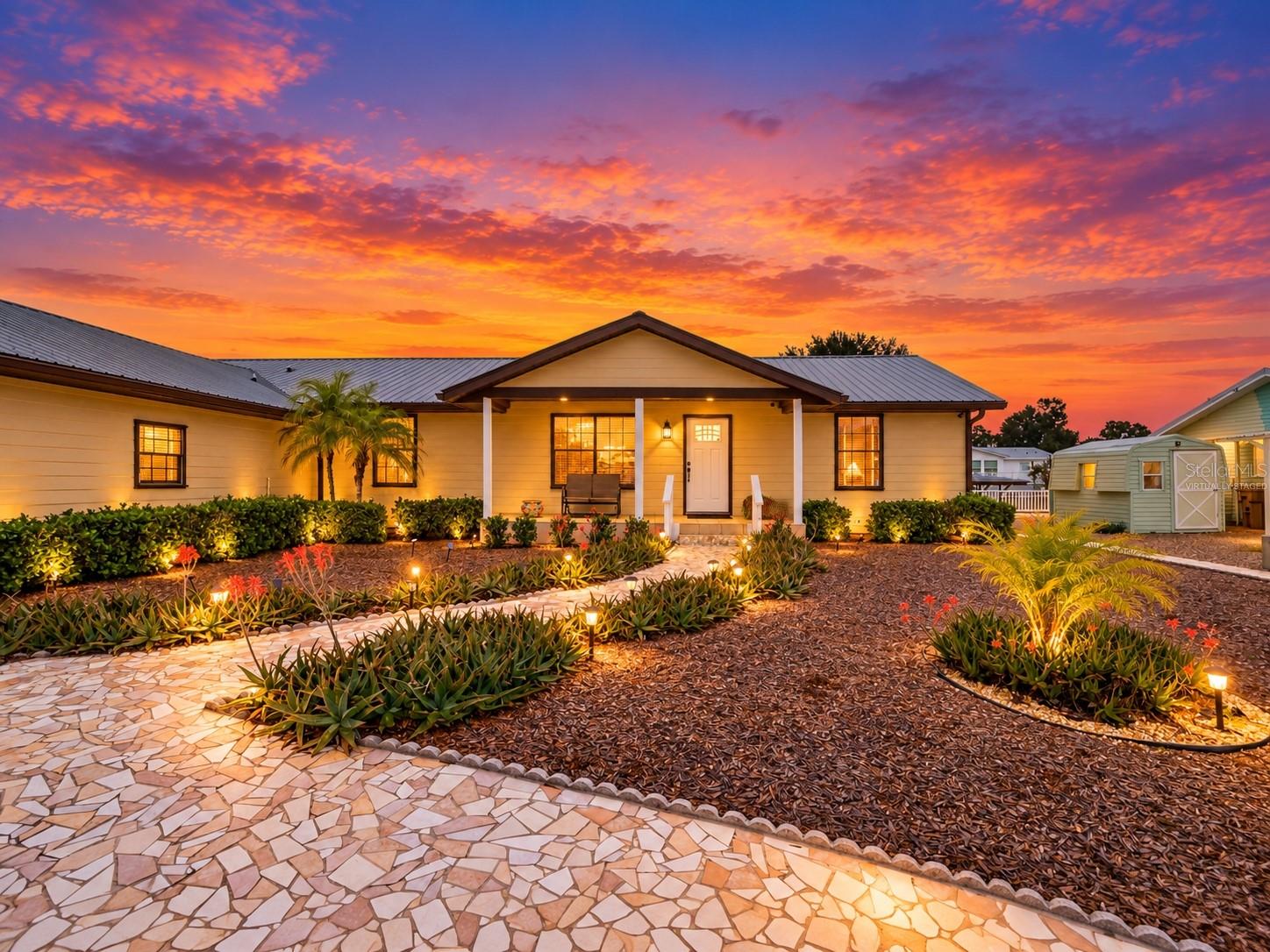 Virtually Staged Exterior Front Elevation