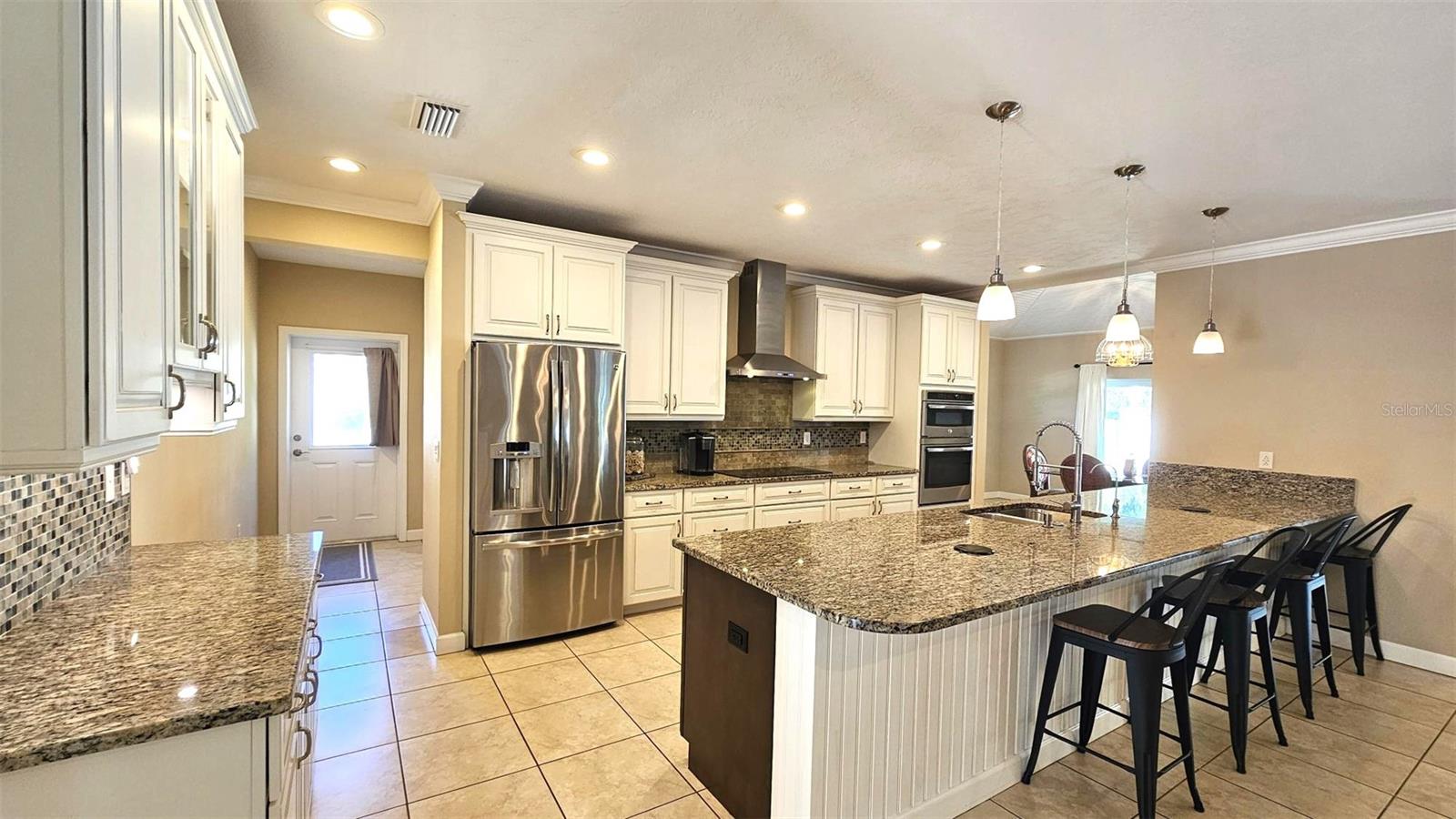 Open kitchen with