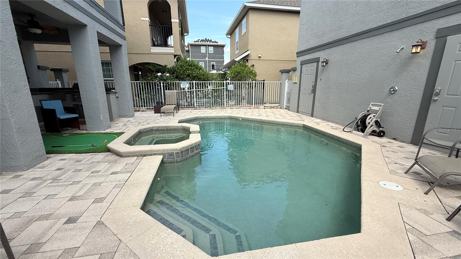 Pool Hot Tub View
