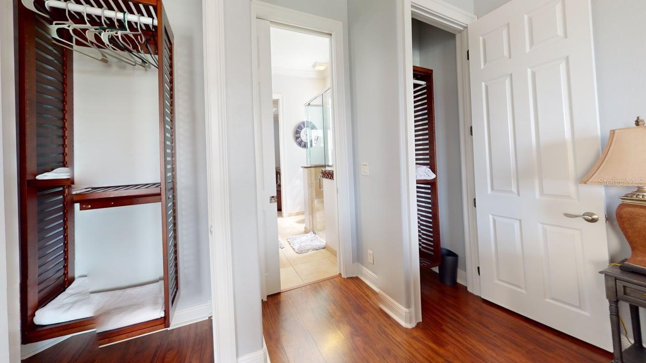 Downstairs Bedroom 2 closets