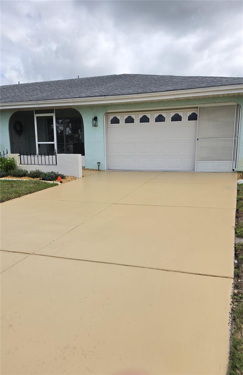 Newly Painted Driveway Newly Painted Driveway