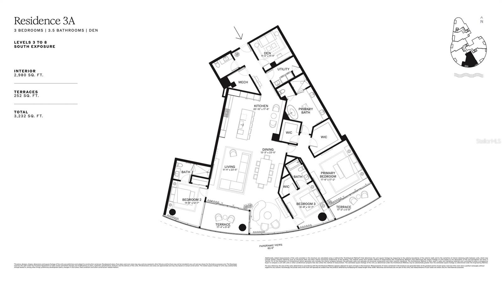 Floorplan Residence 3A