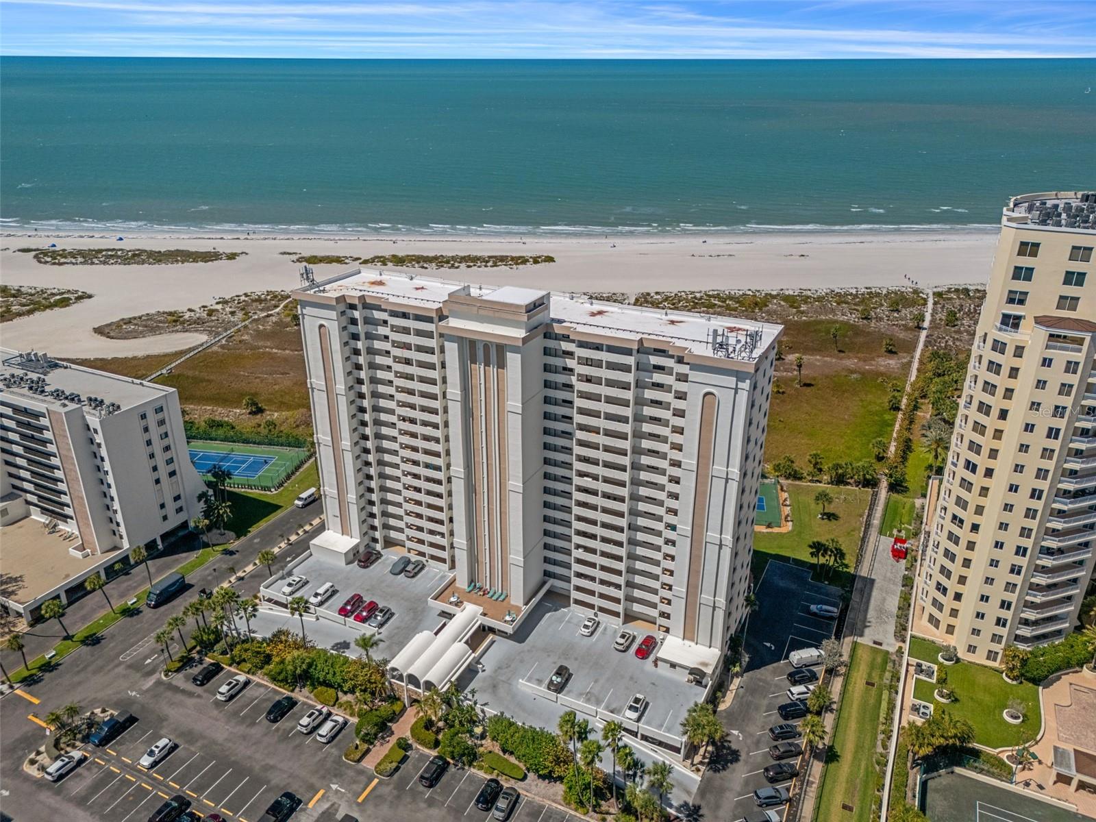 Welcome to Landmark Tower One!  Beautiful beachfront residences! Front of building faces East.