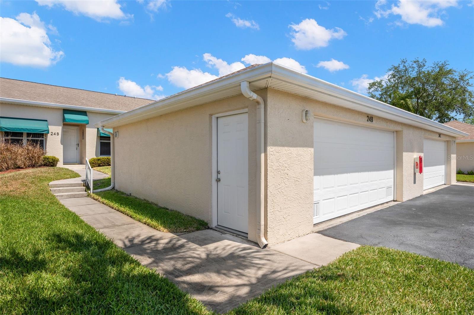 Detached private garage included with the unit, offering secure parking, additional storage, and everyday convenience. Detached private garage included with the unit, offering secure parking, additional storage, and everyday convenience.