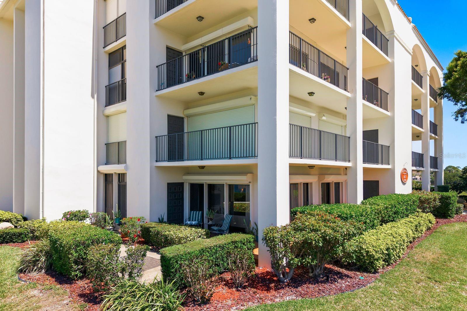 First Floor Corner Unit with Wrap Around Patio First Floor Corner Unit with Wrap Around Patio