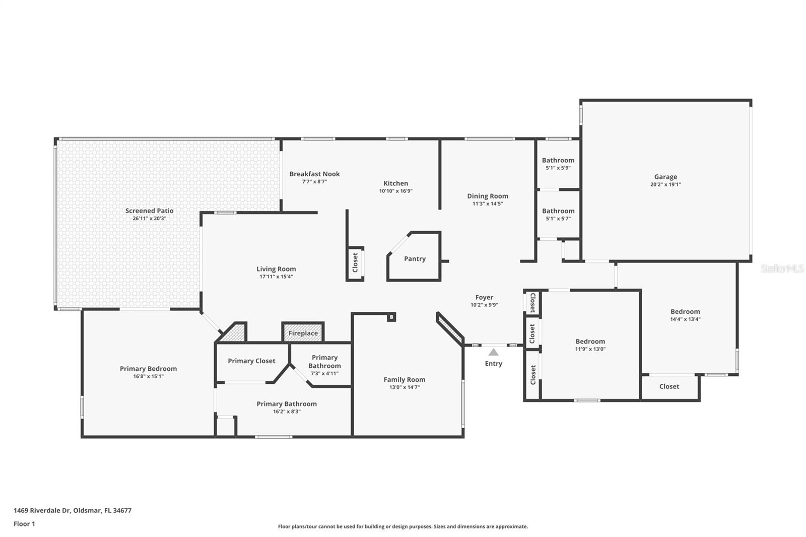 1469 RIVERDALE DRIVE, Oldsmar, FL 34677