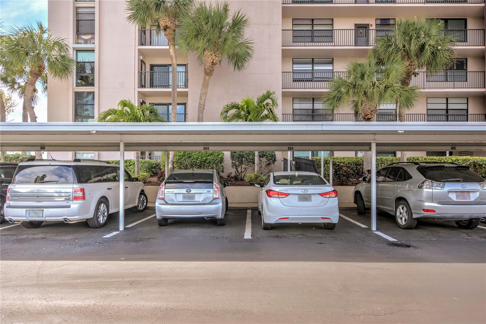 two Parking Spaces up front.