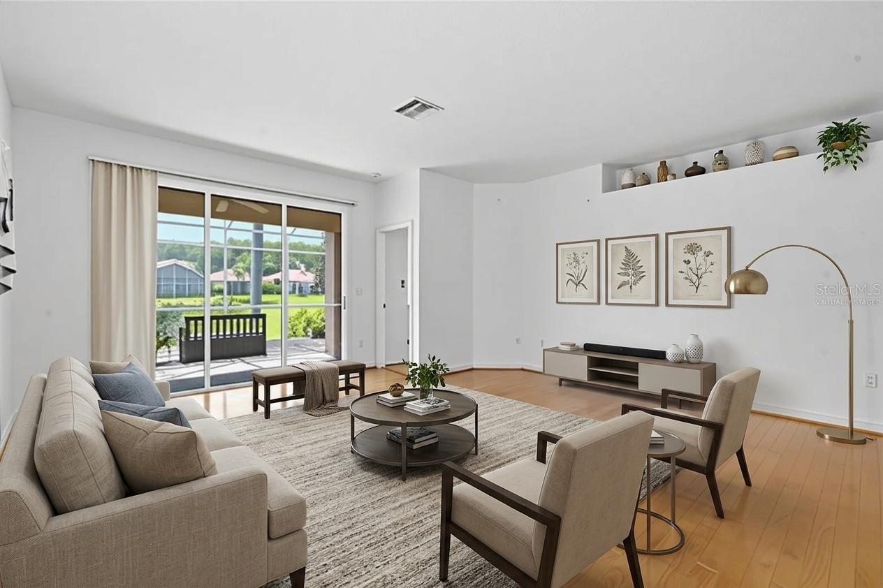 Living Room Virtually Staged Living Room Virtually Staged