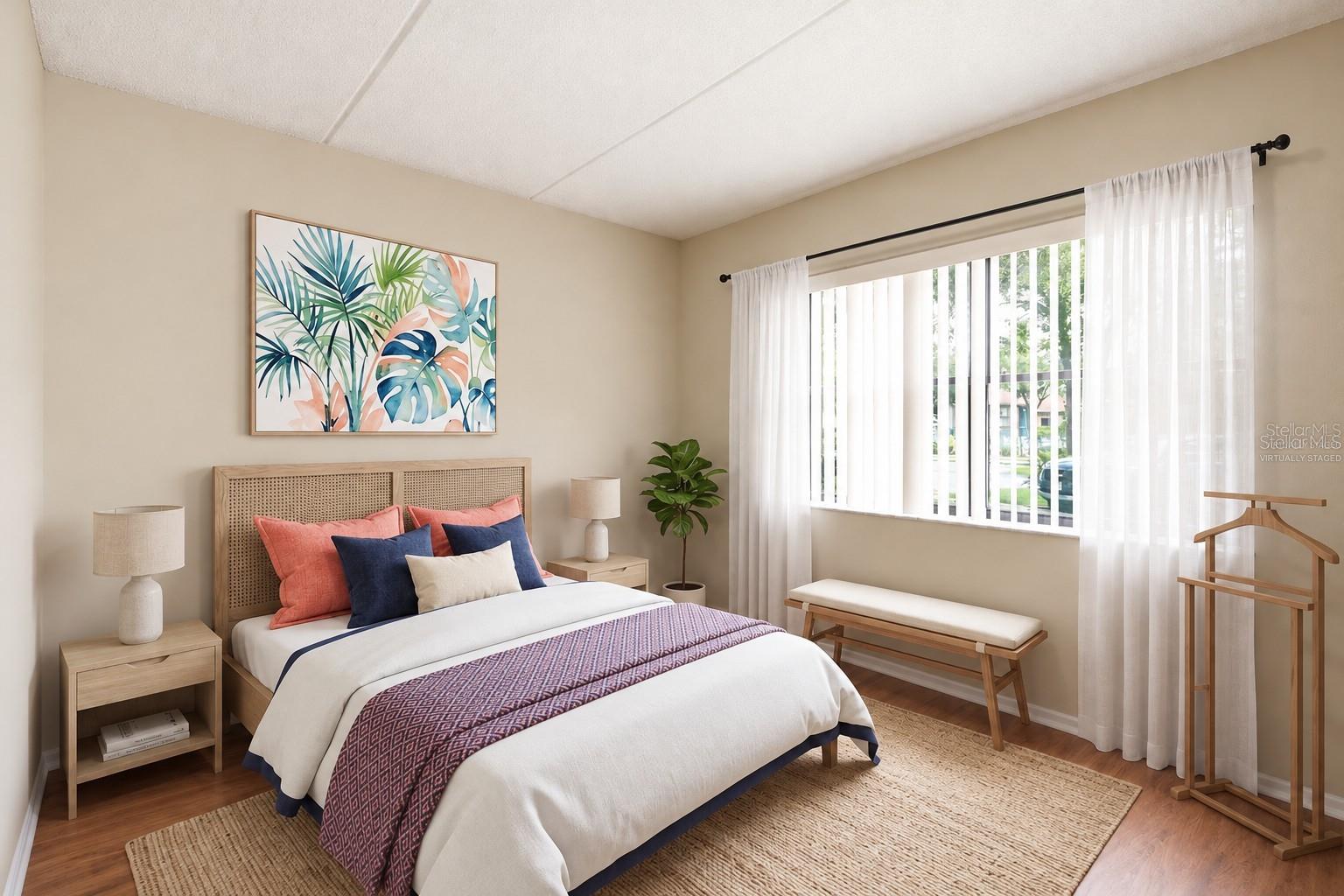 Bedroom- Virtually Staged