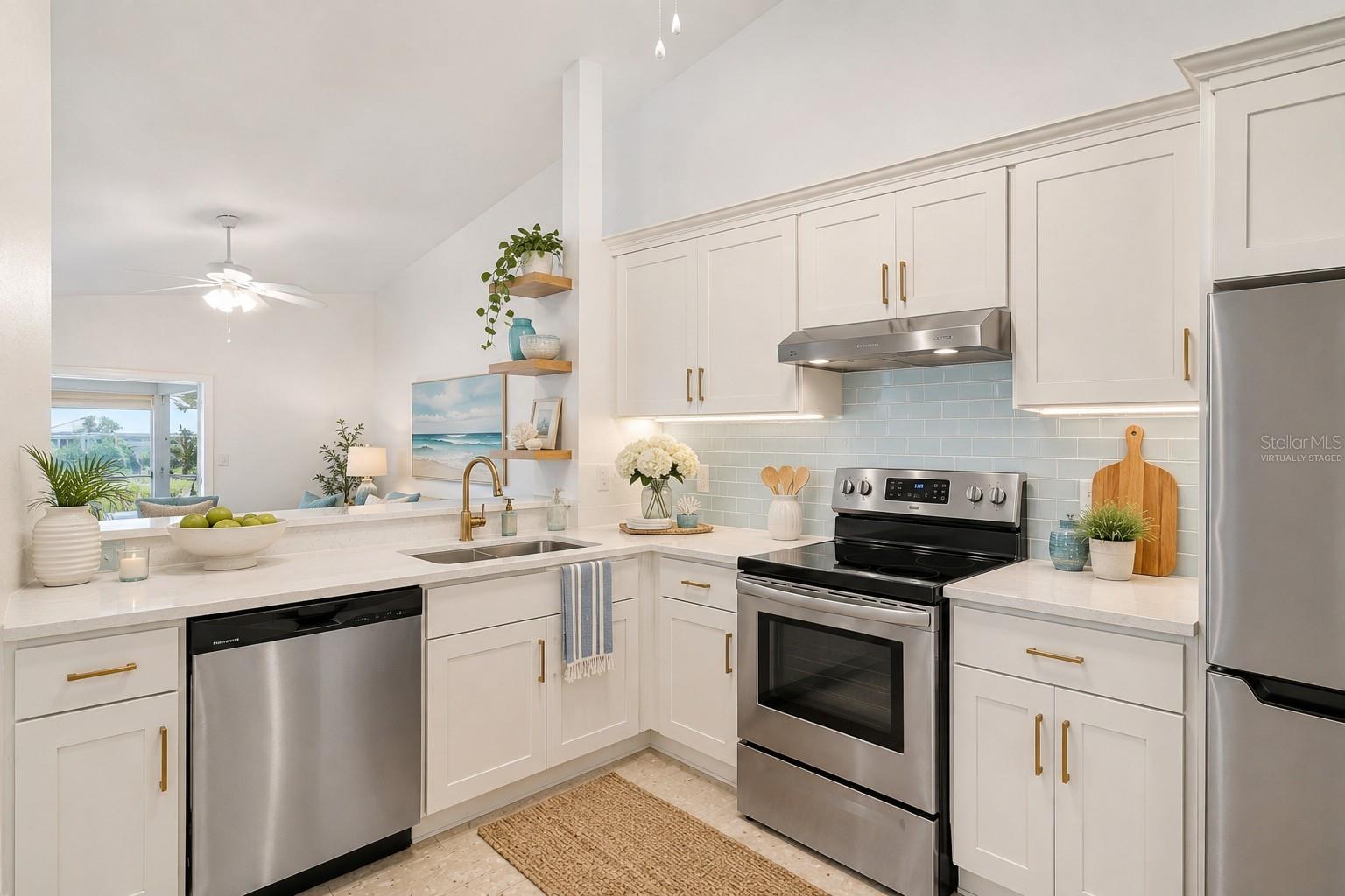 Virtually Staged Kitchen...possibilities