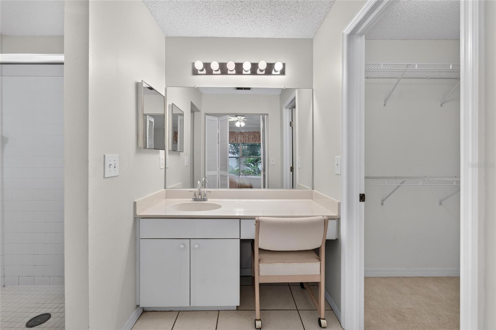 Seated Vanity in Primary Bath