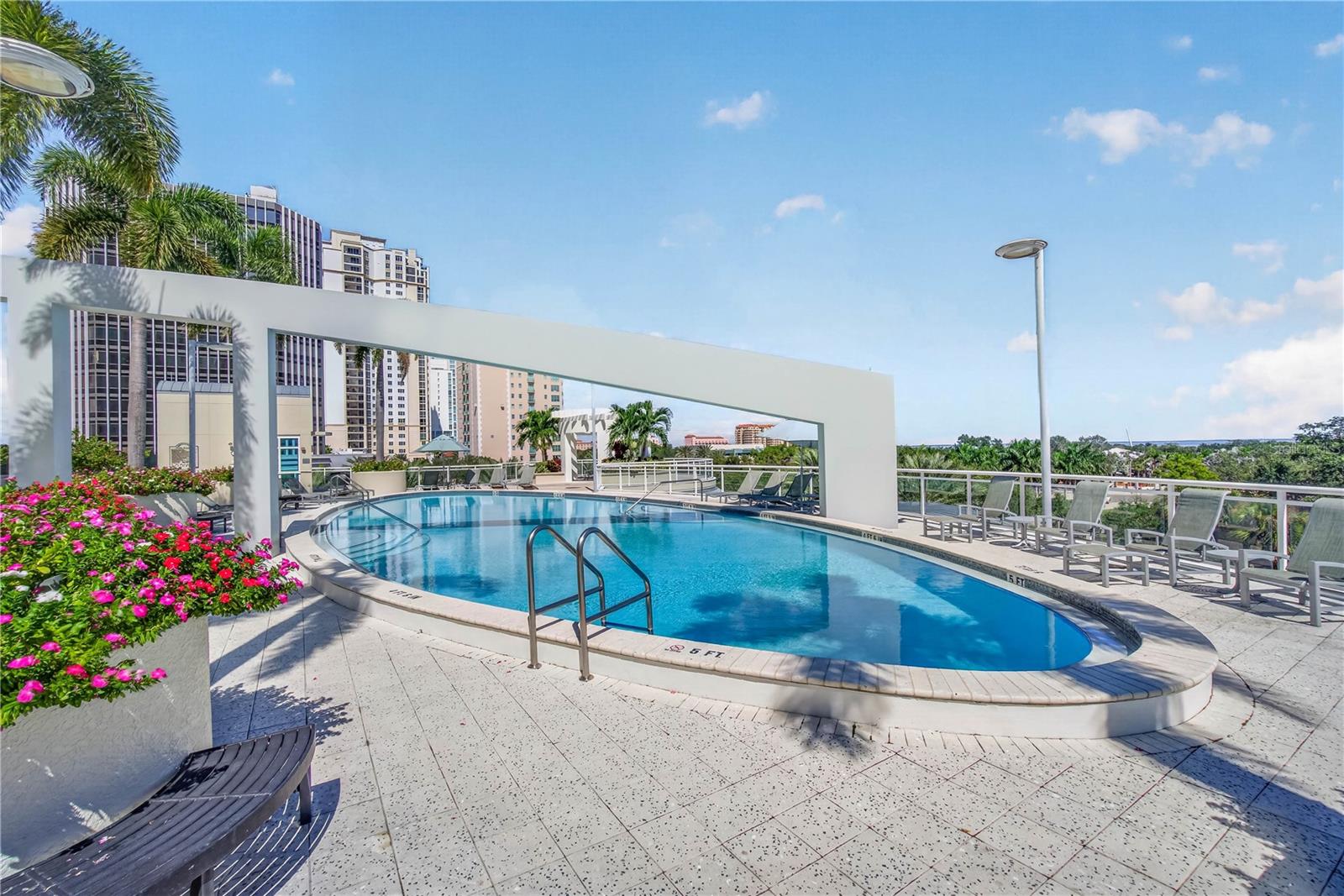 Resort-Caliber Pool Terrace