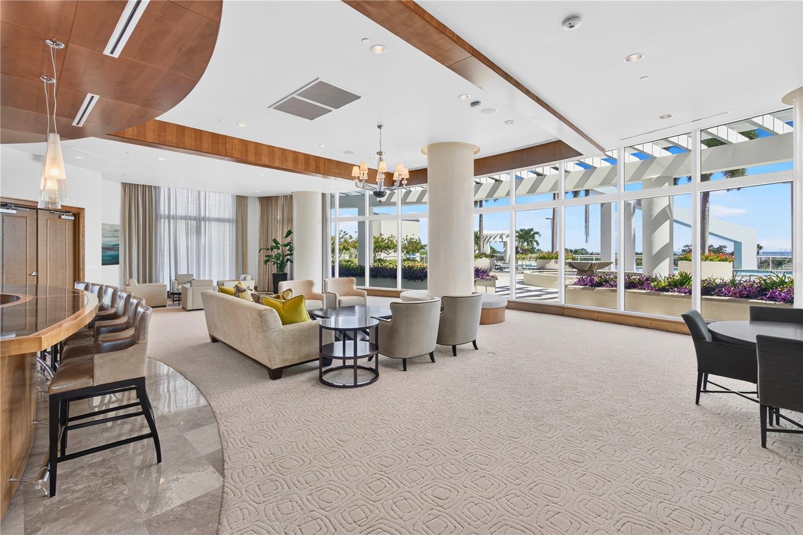 Community Entertaining Room with Bar & Catering Kitchen