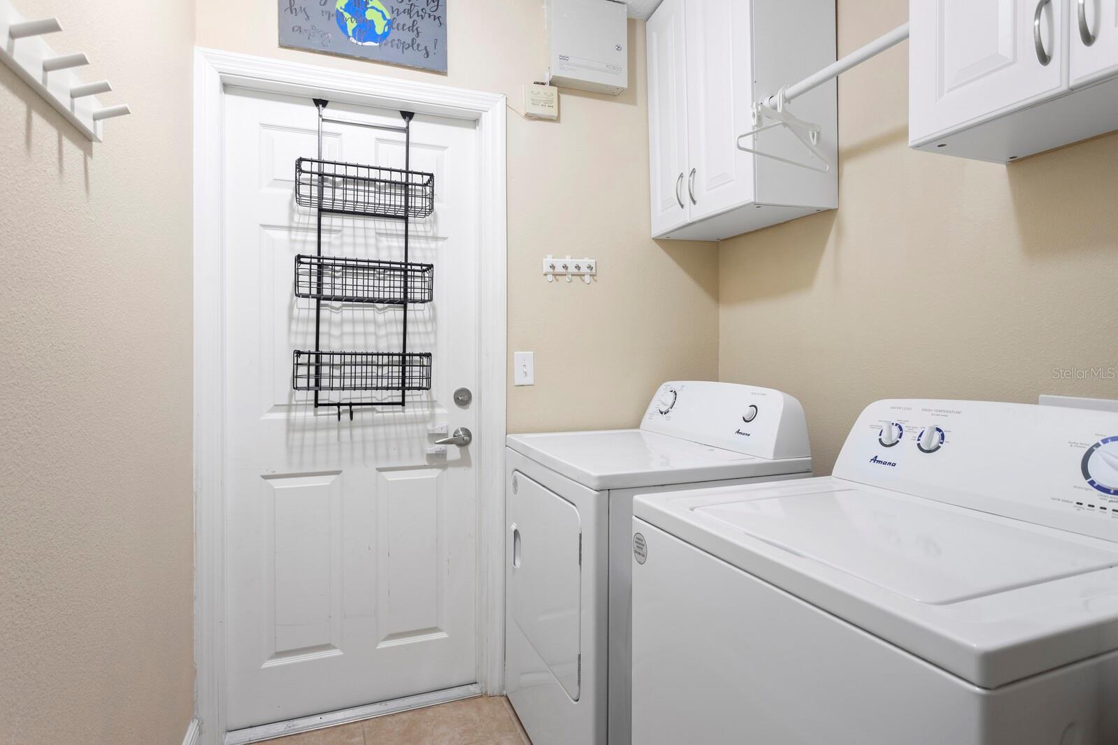 Laundry Room with Garage Access