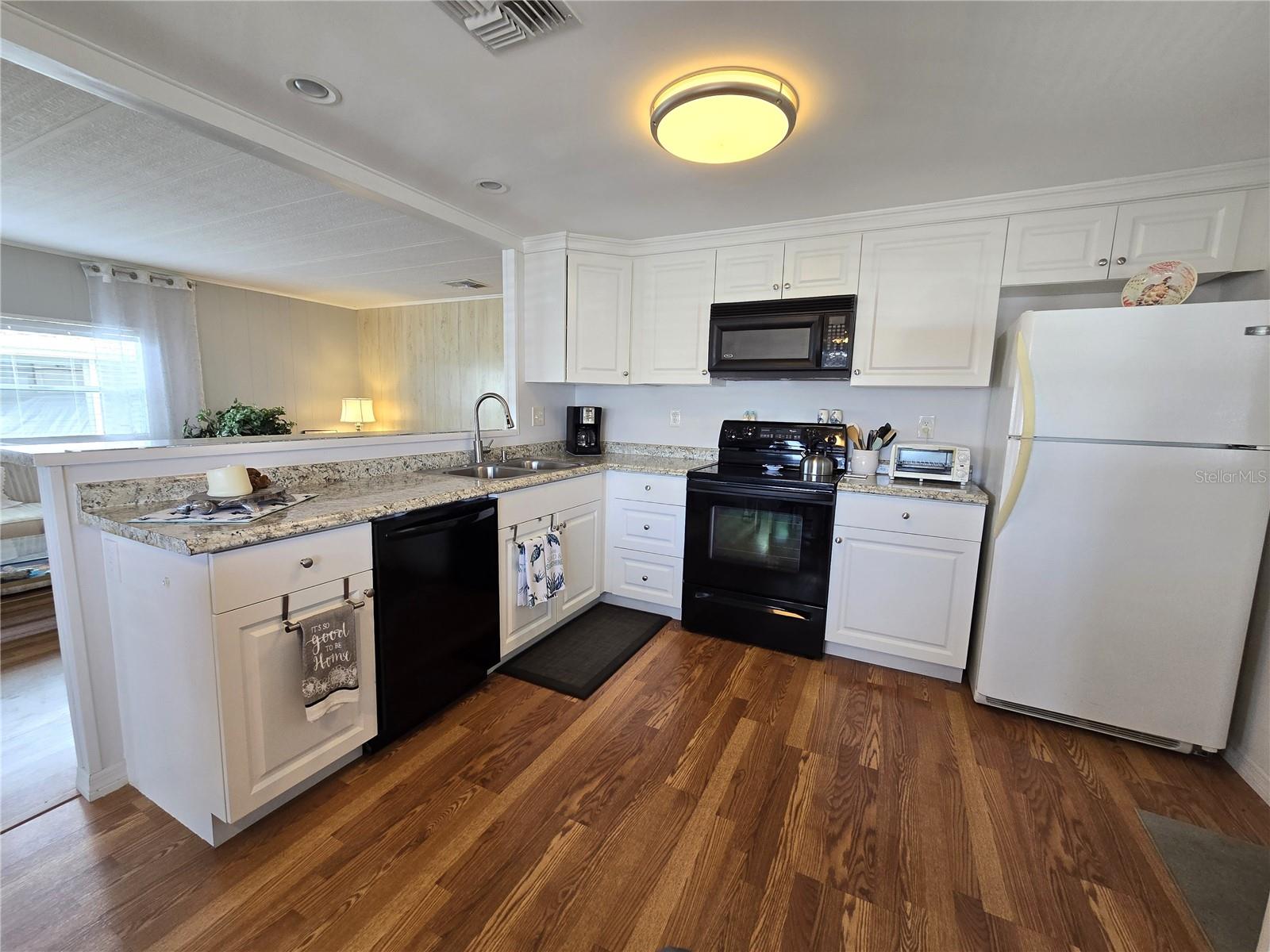 Remodeled kitchen