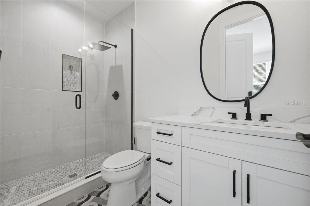 First floor on suite bathroom