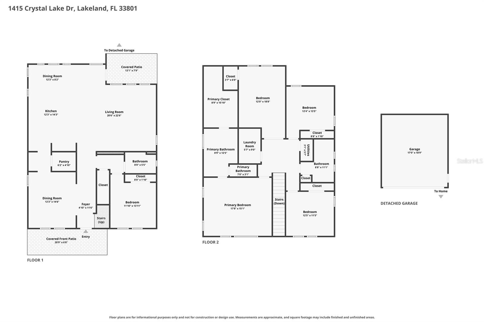 1415 CRYSTAL LAKE DRIVE, Lakeland, FL 33801
