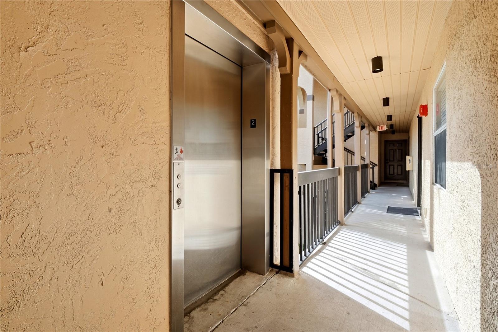 Building Equipped with  Elevator.