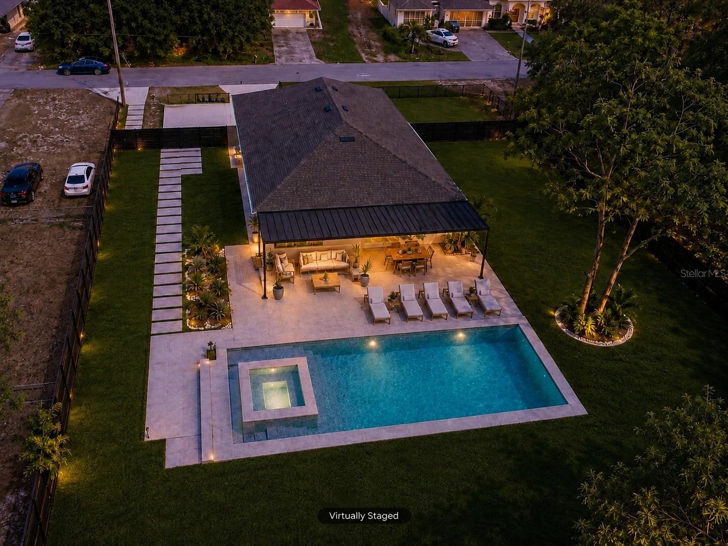 Virtual Walkway, Patio & Pool
