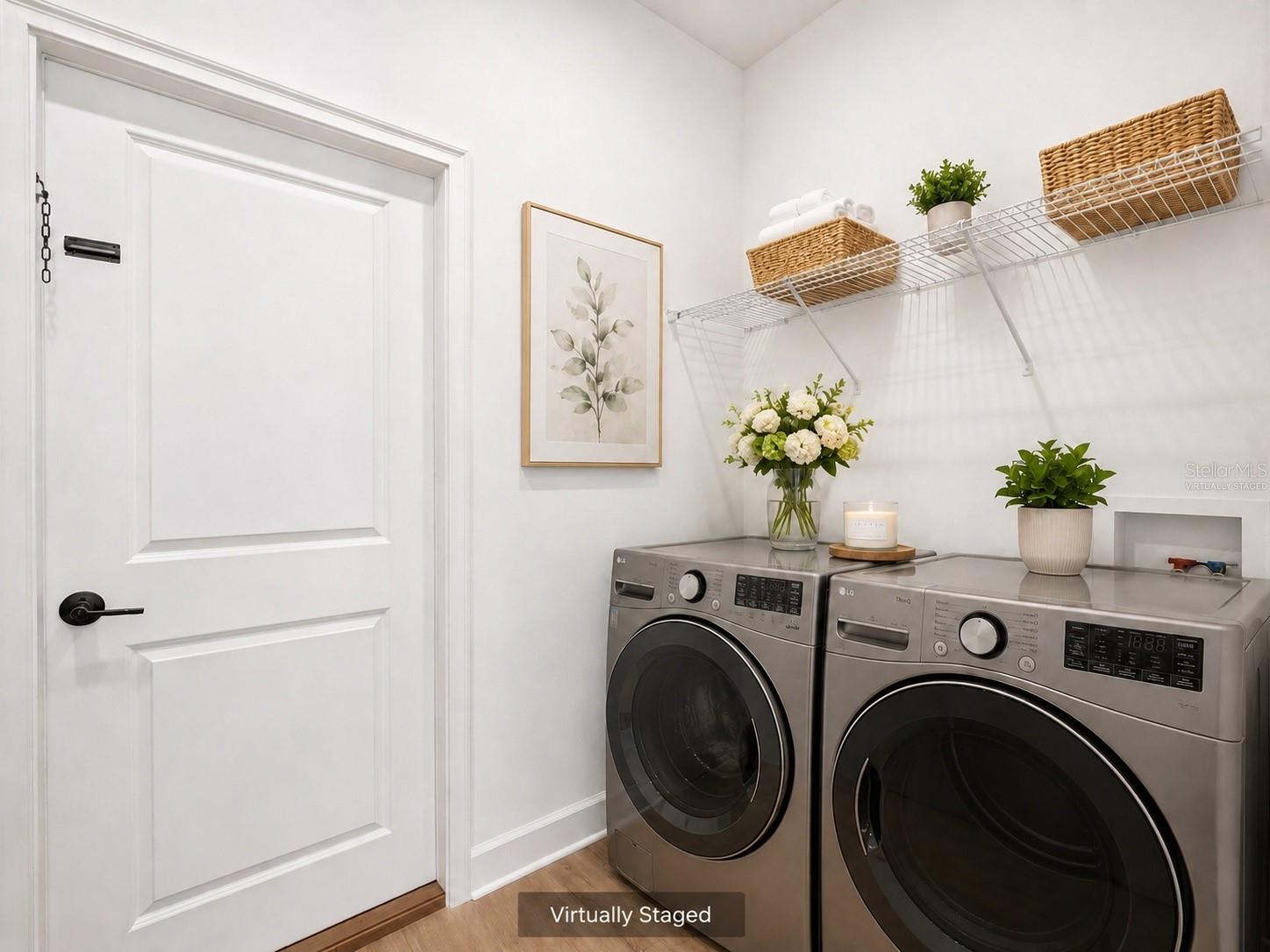 Washer & Dryer Virtually Staged