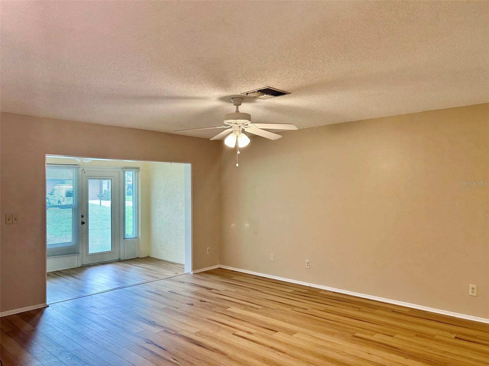Great Room Open To Enclosed Porch