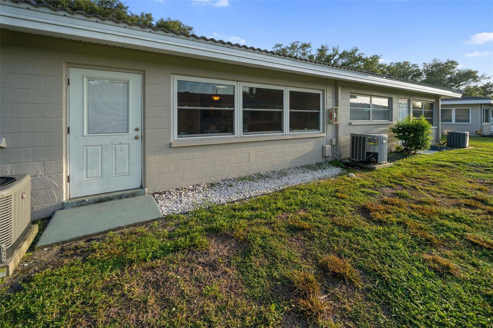 Rear entrance