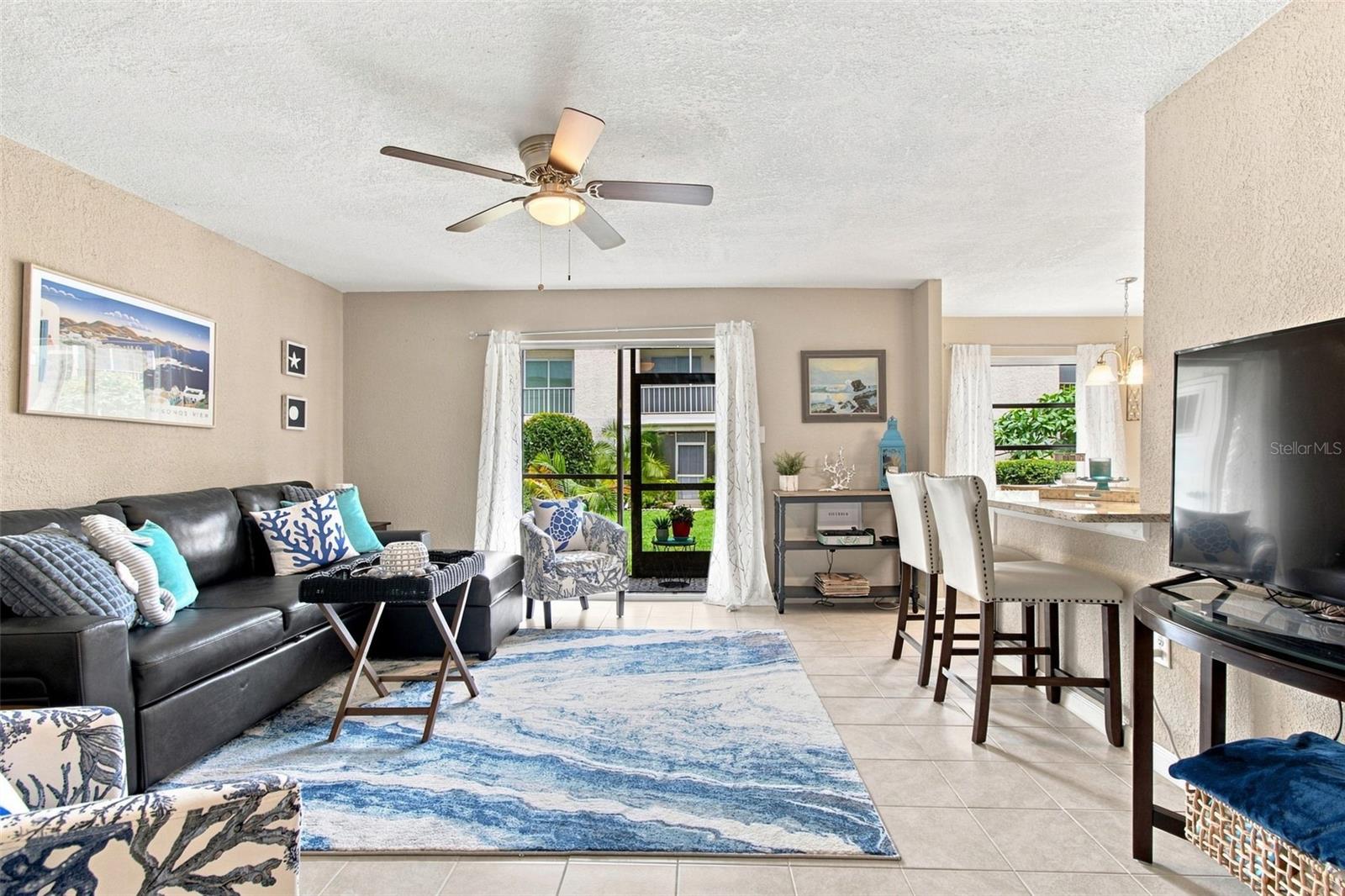 Family Room w/Sliding Glass Doors