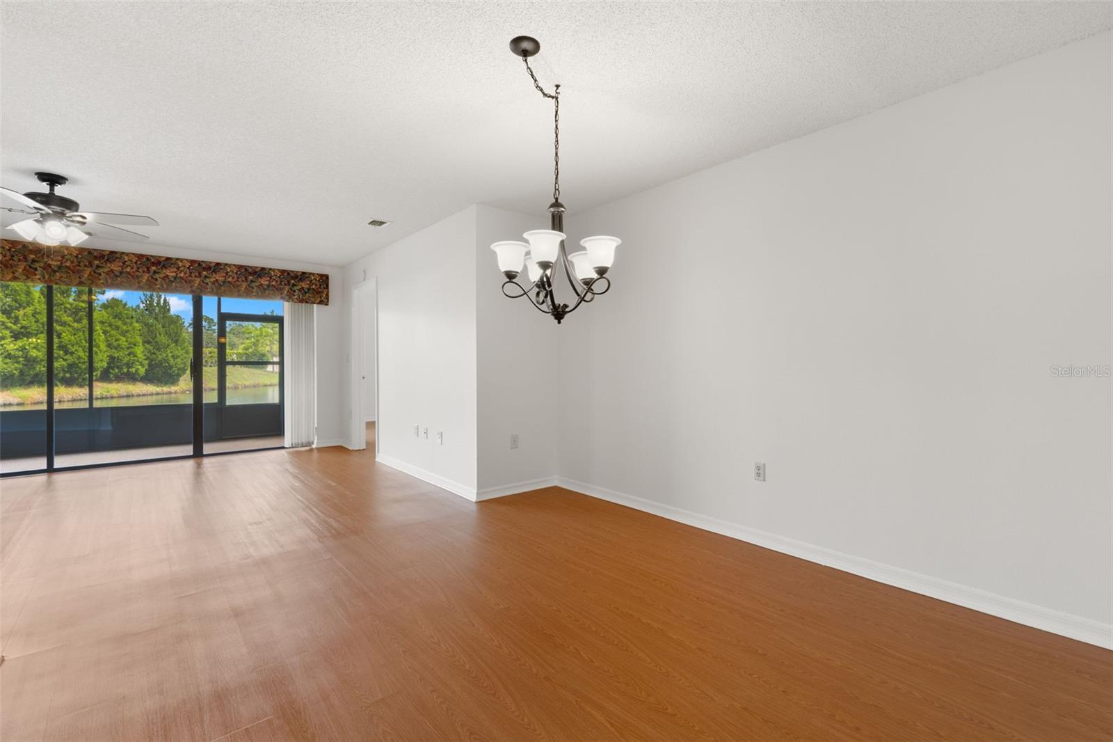 Dining room open to the living room