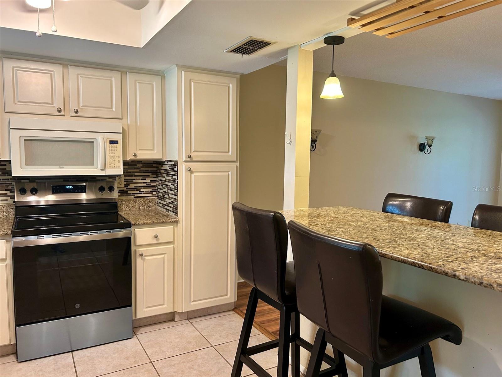 Kitchen With New Stove