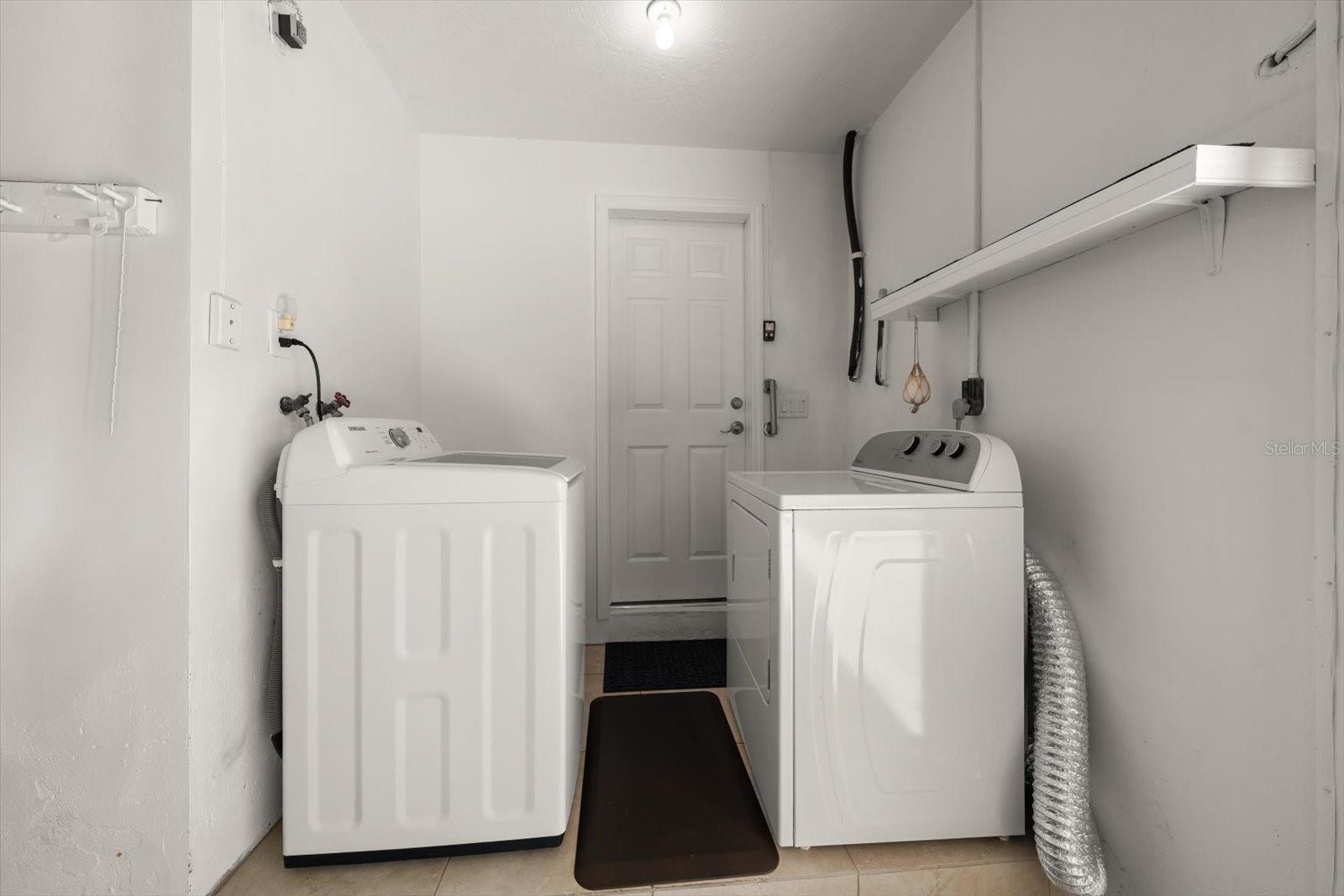 Laundry Area in Garage