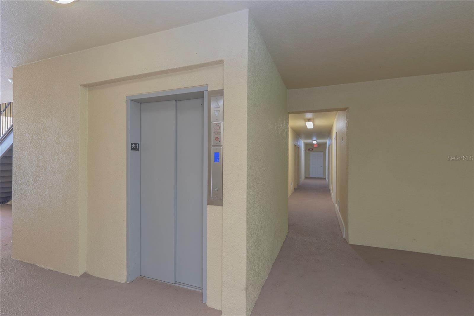 This building has an elevator!
